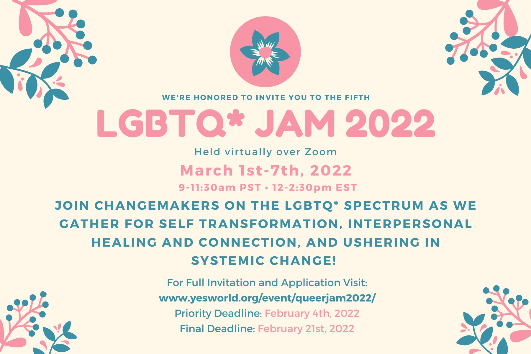 2022 LGBTQ* / Queer Jam