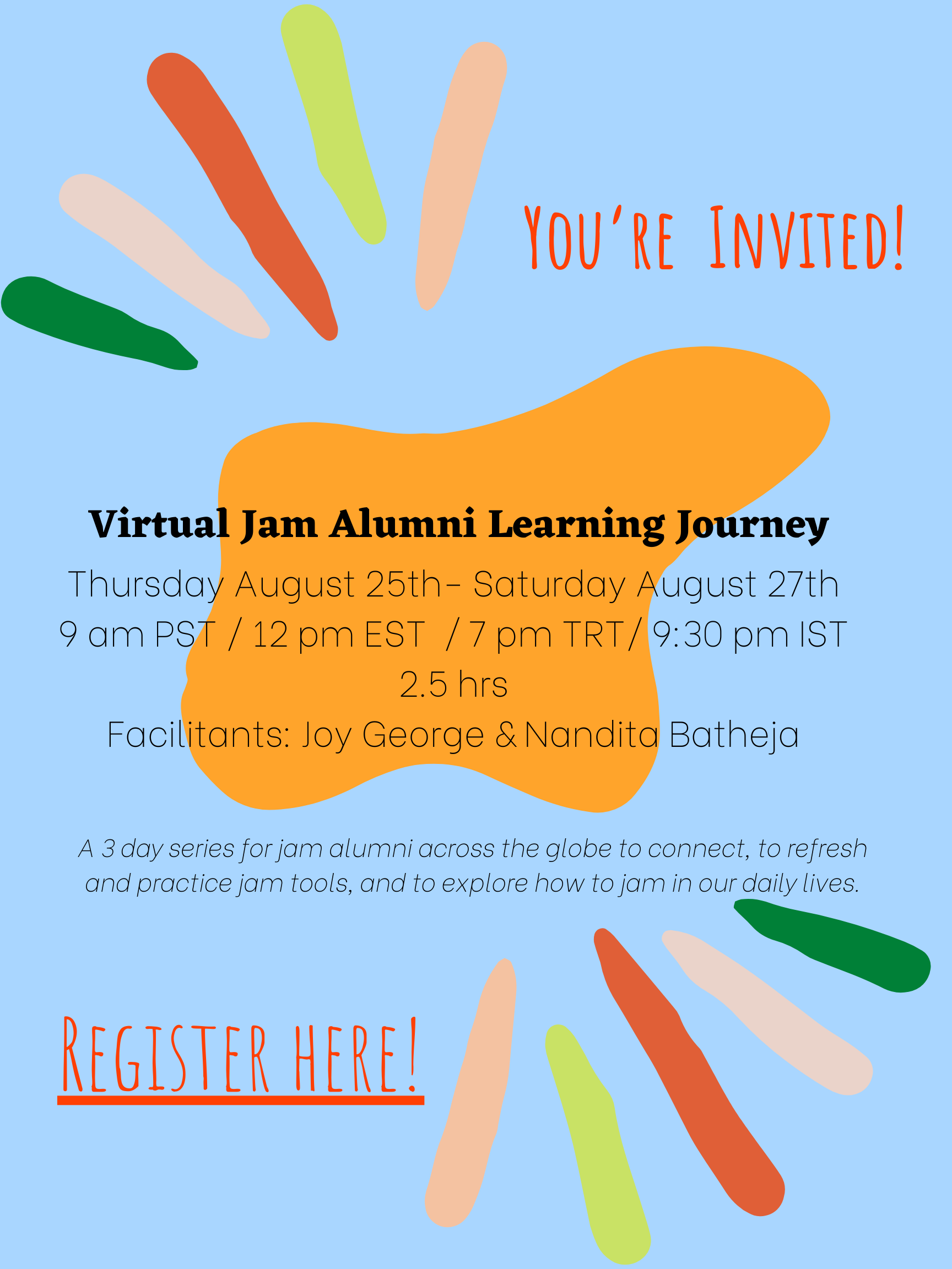 Jam Alumni Virtual Learning Journey