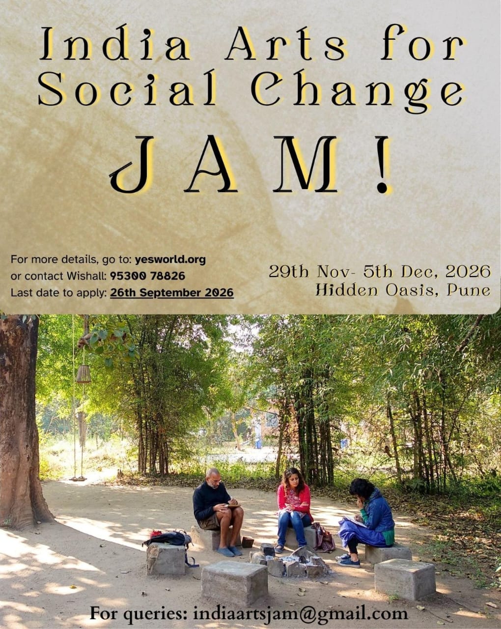 India Arts for Social Change Jam 2026